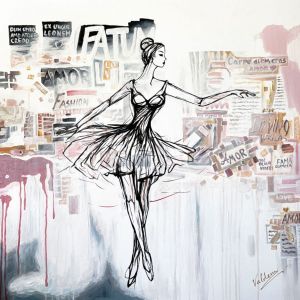 Painting, Figurative painting - Ballerina
