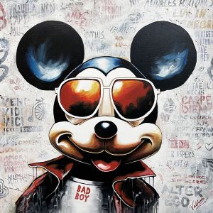 Painting, Animalistics - Cool Mickey