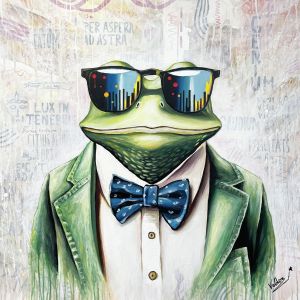 Painting, Animalistics - Frog