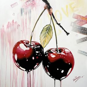 Painting, Still life - Cherry