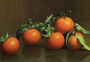 Painting, Still life - Tangerines