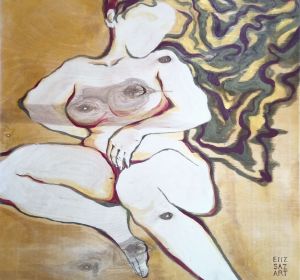 Painting, Nude (nudity) - Enamored