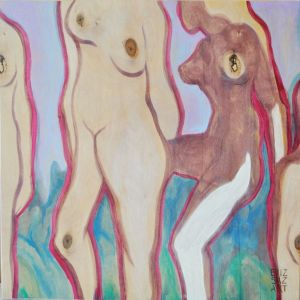 Painting, Nude (nudity) - Energy of bodies