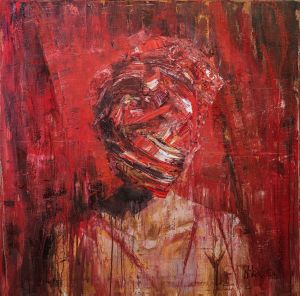 Painting, Portrait - Red