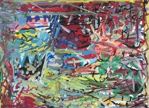 Painting, Abstractionism - Barrier.