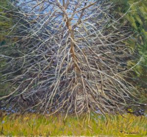 Painting, Oil - Death of a tree