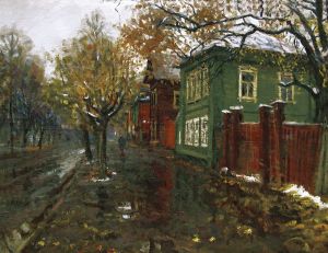 Painting, Landscape - Zinina Street