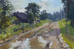 Painting, Landscape -  After the rain