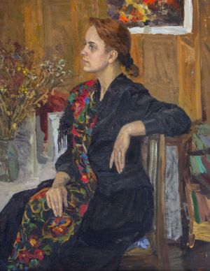 Painting, Realism - Portrait of Tatiana Rosenberg