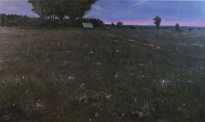 Painting, Landscape - The night quiescence