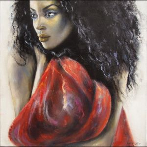 Painting, Portrait - Madi Sinrian
