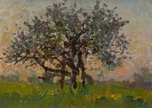 Painting, Landscape - «Spring»