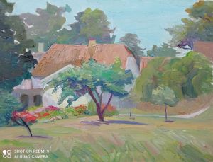 Painting, Landscape - Mansion Sagadi