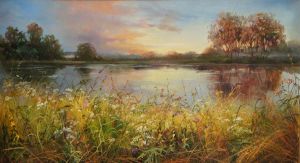 Painting, Landscape - silence