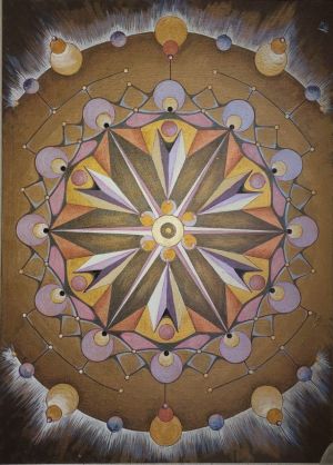 Painting, Symbolism - wish fulfillment mandala 