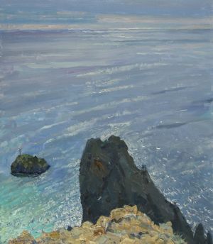 Painting, Seascape - Krestovaya Rock