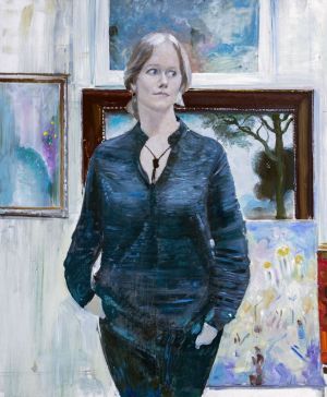 Painting, Realism - Elena&#039;s portrait