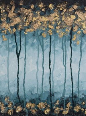Painting, Interior - Autumn forest