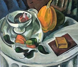 Painting, Academism - Still life. Copy of soviet artist A Kuprin