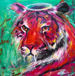 Painting, Animalistics - Tiger