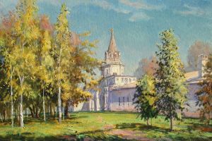 Painting, Realism - Izmailovo Manor. September