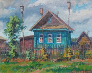 Painting, Landscape - Lodge