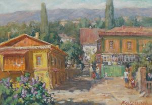 Painting, Oil - Southern city