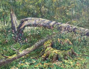 Painting, Landscape - Stump