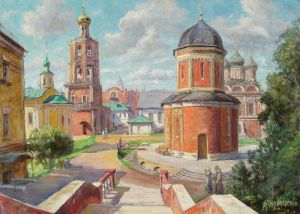 Painting, Landscape - Vysoko-Petrovsky Stavropol Monastery