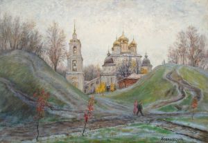 Painting, Landscape - Dmitrov Kremlin