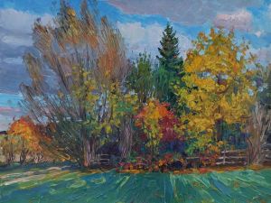 Painting, Landscape - Autumn colors