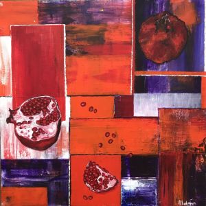 Painting, Plot-themed genre - Taste of pomegranate