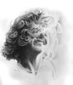 Graphics, Portrait - Smiling at the Sun