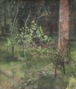 Painting, Oil - Spring. Etude