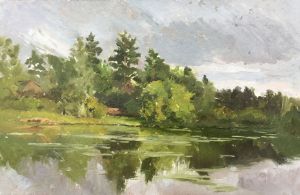 Painting, Landscape - Pond