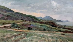 Painting, Landscape - Crimea is a quiet bay