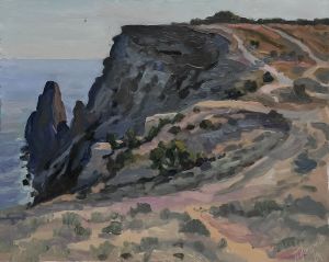 Painting, Realism - Cape Fiolent.