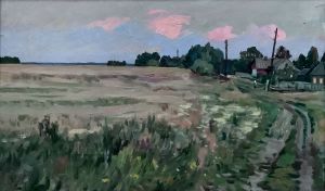 Painting, Landscape - Makeyevsky run.