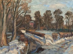 Painting, Landscape - Kuzminki Spring