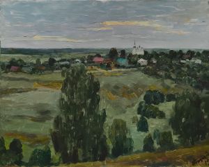 Painting, Landscape - Kasimov&#039;s Evening
