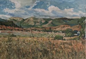 Painting, Landscape - August
