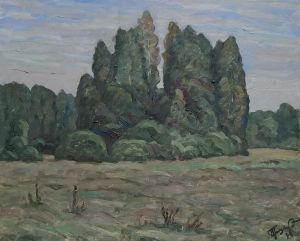 Painting, Landscape - Meschera