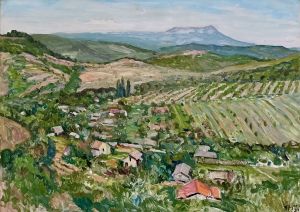 Painting, Landscape - Not Van Gogh. Crimea.