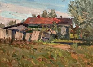Painting, Landscape - The old house