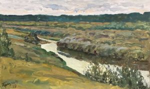 Painting, Landscape - The Goose River