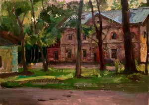 Painting, Landscape - Gorenki estate - Guardia