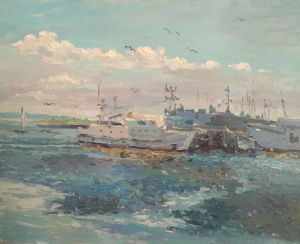 Painting, Seascape - Gulf of Finland