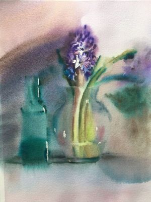 Graphics, Still life - Hyacinth
