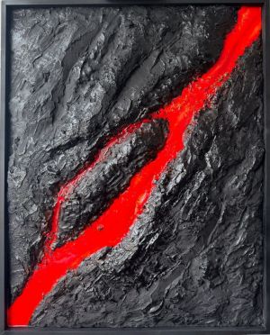 Painting, Interior - Bomb Lava of Your Inner Strength