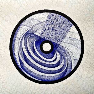 Graphics, Mythological genre - Indigo&#039; A3 Fantastic cosmic abstraction